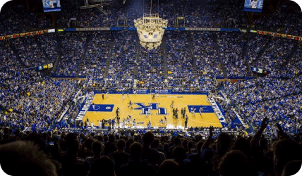 UK basketball game packed with fans